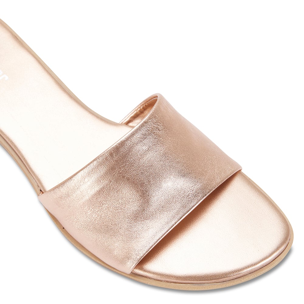 Saga Slide in Rose Gold