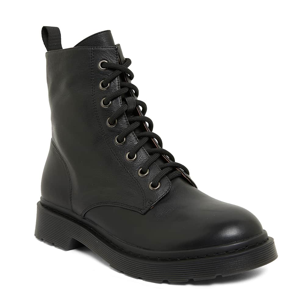 Somerset Boot in Black Leather | Sandler | Shoe HQ