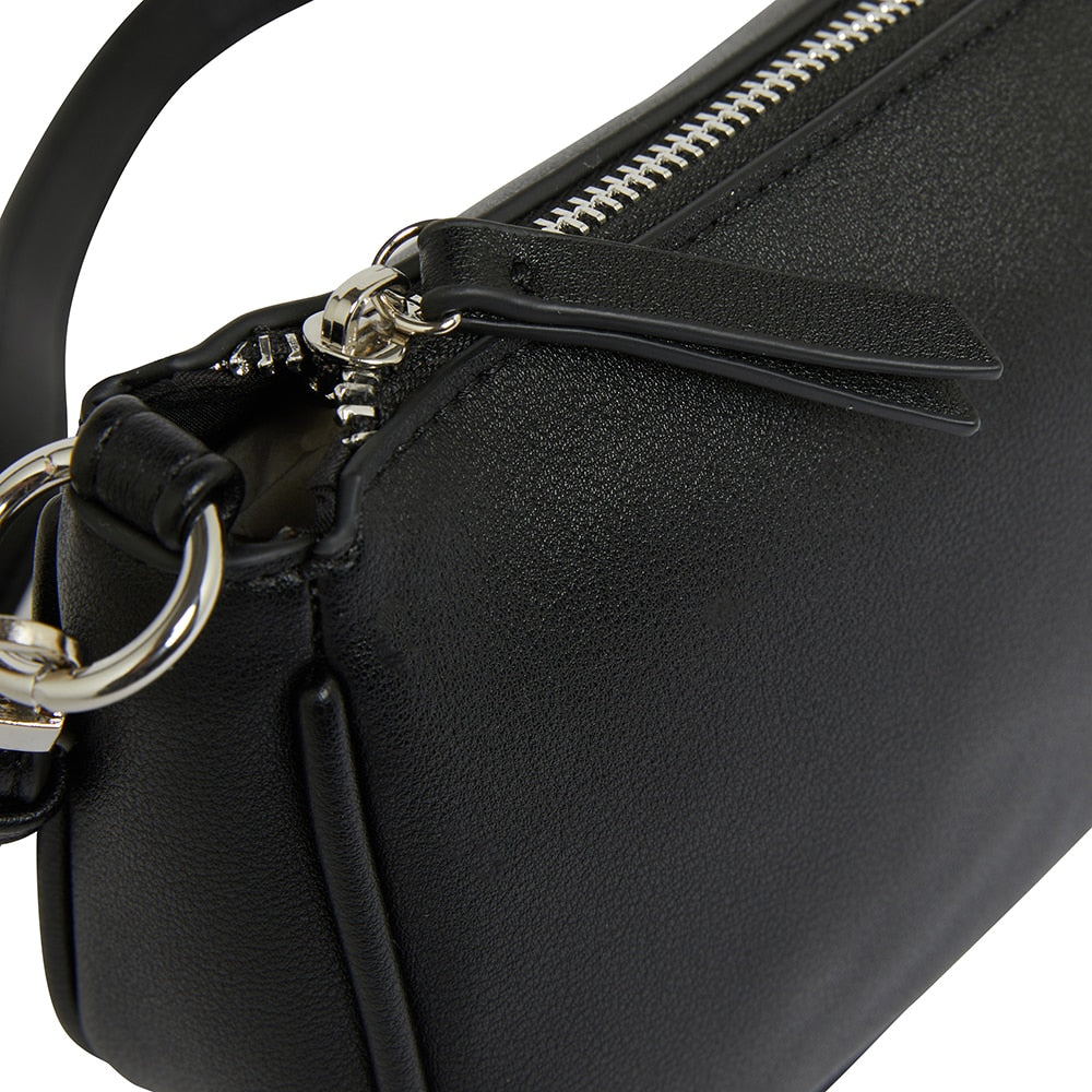 Tang Handbag in Black Smooth