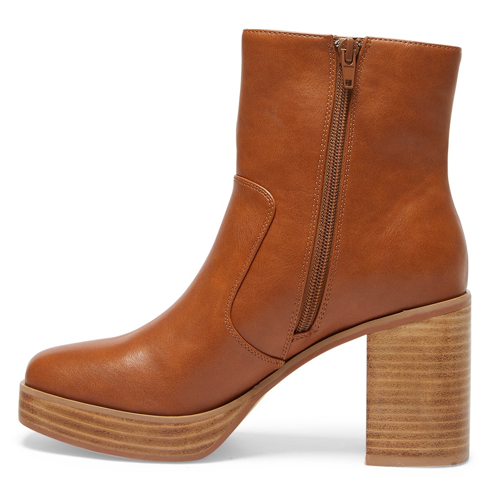 Women's Natural Leather Rya Boots | TOMS