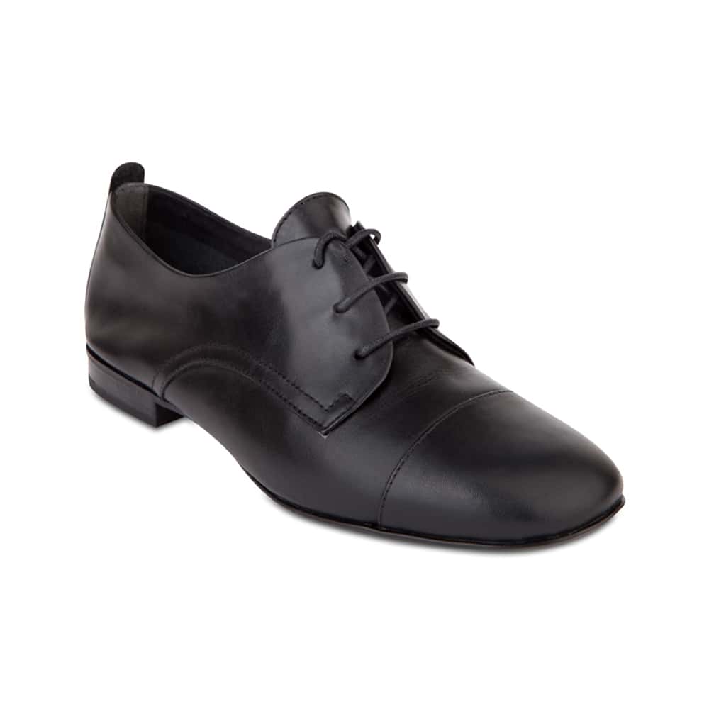 Utah Brogue in Black Leather | Sandler | Shoe HQ