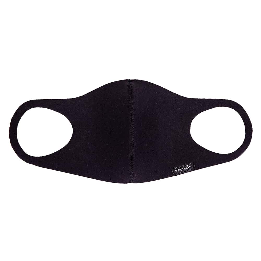 Black Reusable Face Mask - TECMASK