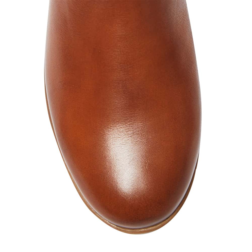 Walker Boot in Mid Brown Leather